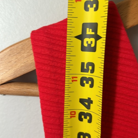 NWT Gabby Skye sleeveless red dress with pleated details size 14. - Picture 9 of 9